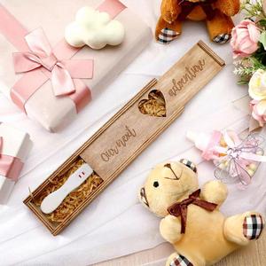 High-Quality Gift <b>Box</b> Heart-Shaped Desktop Storage for Women's Pregnancy Newborn Annouced <b>Keepsake</b> Container - Product Image 2
