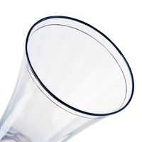 Lot de verres à vin à pied avec bordure argentée, style vintage, flûtes à champagne et gobelets à eau pour mariages et fêtes – Vente en gros à prix réduit