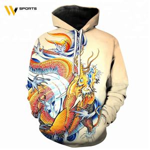 Pulls à capuche personnalisés pour hommes, impression par sublimation et impression 3D, grande taille, tissage tricoté anti-rétrécissement pour l'hiver - Product Image 2