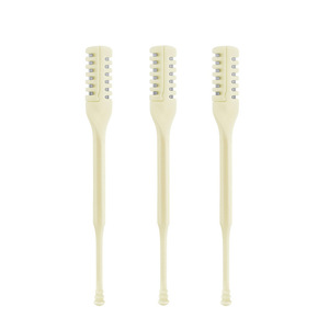 Recortador de vello nasal de doble cara con protector de 7 dientes, rotación de 360 grados para limpieza de nariz y orejas, manual, de plástico y acero inoxidable - Product Image 3