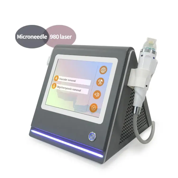 2023 Spider vein removal machine nail fungus treatment machine 980nm diode lasermicro needling stretch marks removal
