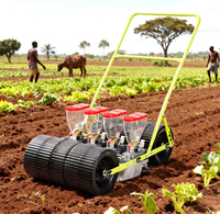 Semoir manuel économique pour légumes NEWEEK, machine à planter les légumes à 4 rangs, semoir à graines NEWEEK, transplanteur à 4 rangs