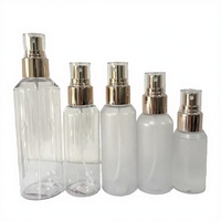 Bouteille en plastique PET avec bouchon compte-gouttes pour liquides de 5 ml à 300 ml, offrant une fine brume