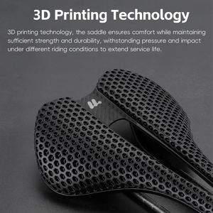 WEST BIKING-Selle de vélo creuse et ultra-légère en fibre de carbone, absorbant les chocs, respirante et confortable - Product Image 4