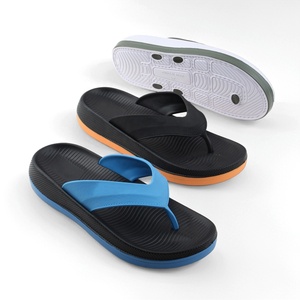OLICOM Custom Logo Factory Bulk Order Flip Flops <strong>Slippers</strong> Thick Sole Arch Support Cushion Sport Slides Sandals Custom Flip Flops - Product Image 4