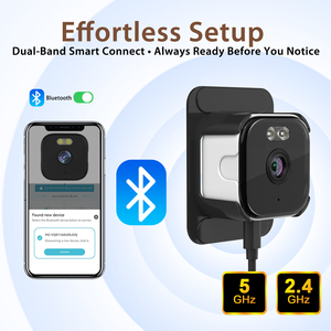 Caméra WiFi HD 2K 3MP avec audio bidirectionnel, prise en charge 2.4G/5G, carte TF, alarme humanoïde Alexa, caméra de sécurité domestique pour fenêtre O-KAM Pro - Product Image 3