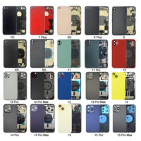 Coque arrière et touches latérales pour iPhone, pour modèles 6, 6S, 7, 8 Plus, X, XR, XS, 11 Pro Max, 12 Mini, 12 Pro, 13