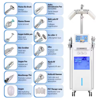 Appareil de nettoyage en profondeur du visage à jet d'oxygène intégré à bulles larges, machine de lifting du visage pour le resserrement et la revitalisation de la peau