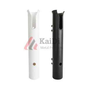 ice fishing tip up rod holder Brocraft Down/Ice Fishing Holder/Ice Fishing Tip U sharpener Colour:KURPER Open frame measures 12” Vintage Abu Garcia/Cardinal Black