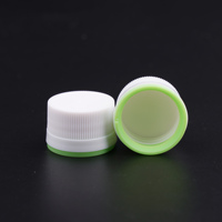Bouchon de bouteille en plastique pour jus de sirop avec verre doseur, couvercle à vis PP/PE de 28MM