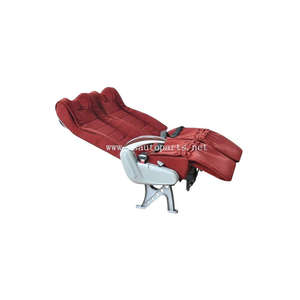 Asientos reclinables de lujo de cuero de tela de autobús cómodos de alta calidad Asiento VIP rojo de tren de alta velocidad para entrenador de negocios - Product Image 1