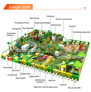 Grand parc d'attractions intérieur, labyrinthe souple, château gonflable, équipement <span class=keywords><strong>de</strong></span> jeu certifié CE EN1176 - Product Image 6