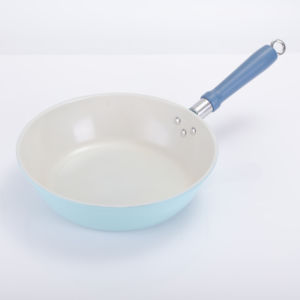 Safir gökyüzü mavi sağlıklı seramik yapışmaz tava toksik olmayan tava cam kapak ile bulaşık makinesinde yıkanabilir tencere - Product Image 2