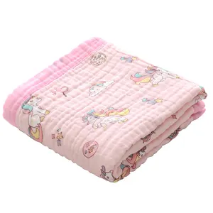 Baby Blankets For Newborns Competitive Price Baby Wrap Swaddle Blanket Price 6 Layer Muslin Blankets For Babies