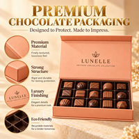 Boîte cadeau magnétique en kraft avec couvercle magnétique pour l'emballage de nourriture, de café, de produits de boulangerie, de traiteur, de bistrot, personnalisable en gros