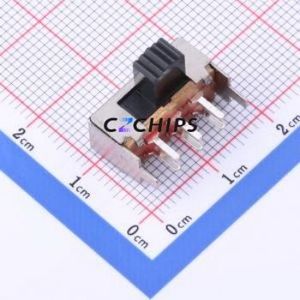 SK-22F02-G060 Slide Switch Through hole Component (THT) Switch Double Pole Double Throw Rectangle Pin Header PC Pin 17mm - Product Image 1