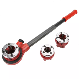 Outil de filetage manuel OEM HT62-3 avec jeu de filières à cliquet, 3 filières pour tubes de 1/2'' à 1'', outils à main pour quincaillerie - Product Image 1