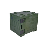 Isotherme Behälter mit Frontöffnung, Isolierter Behälter mit Back- und Dampfschalen, Backblech/Dampfgarer Warmhaltebox