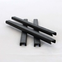 Barre d'espacement Warm Edge en fibre de verre 25C résistante à la chaleur pour verre trempé IGU, mur-rideau en aluminium, façade