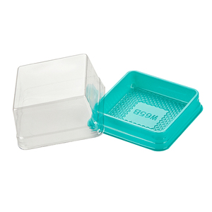 Envases Transparentes Cuadrados de Plástico para Cupcakes, Soportes con Tapa de Domo, Embalaje Tipo Blister para Pasteles Lunares, Caja de Embalaje para Muffins, Postres y Mini Pasteles - Product Image 4