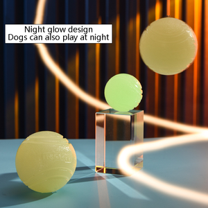 Toptan 5cm,6cm 7cm aydınlık topu dayanıklı <span class=keywords><strong>Pet</strong></span> çiğnemek interaktif diş temizleme parlayan karanlık top köpek oyuncaklar - Product Image 6