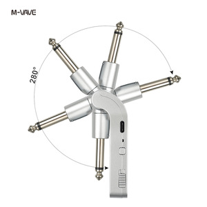 ระบบกีตาร์ไร้สายดิจิตอล 2.4G M-VAVE เครื่องส่งสัญญาณและตัวรับสัญญาณ ความหน่วงต่ำ ชาร์จซ้ำได้ อะแดปเตอร์เสียงไร้สายสำหรับการแสดงบนเวที - Product Image 4