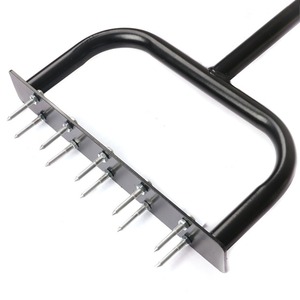 Aérateur de pelouse manuel noir, outil d'aération manuel pour le jardin, pour l'aération du sol compacté - Product Image 6