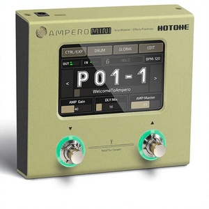HOTONE <span class=keywords><strong>Ampero</strong></span> Mini MP-50 Multi-Effekt-Prozessor-Pedal für Gitarre/Bass, Verstärker-Modellierung, IR-Lautsprecher, Mehrsprachig, Stereo, OTG USB - Product Image 1