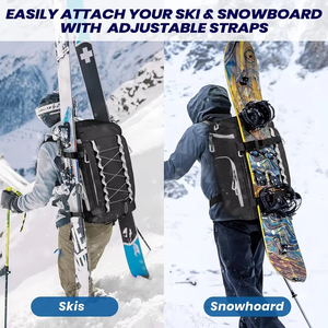 Sac de sport thermique à roulettes imperméable personnalisable pour chaussures de <span class=keywords><strong>ski</strong></span>, bottes, <span class=keywords><strong>casque</strong></span> pour les loisirs de plein air et les voyages - Product Image 2