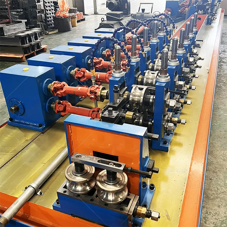 Produsen mesin las frekuensi tinggi jalur produksi pabrik tabung bulat/persegi