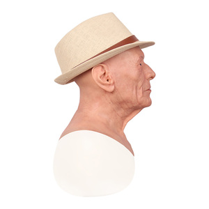 Máscaras <span class=keywords><strong>de</strong></span> Cosplay <span class=keywords><strong>de</strong></span> Silicona, Máscaras Faciales <span class=keywords><strong>de</strong></span> Hombre Mayor, Máscara Completa, Accesorios <span class=keywords><strong>de</strong></span> Disfraces, Máscara Humana para Halloween, Crossdressing - Product Image 5