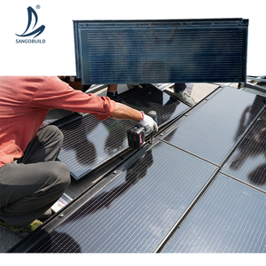 Tente de toit à coque dure avec <span class=keywords><strong>panneau</strong></span> <span class=keywords><strong>solaire</strong></span>, briques de couleur, tuiles d'argile alimentées, système de toit <span class=keywords><strong>solaire</strong></span> BIPV haute puissance avec batterie - Product Image 5