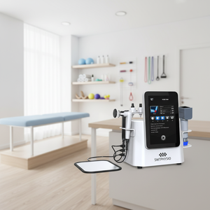 Appareil de physiothérapie par ondes de choc 4 en 1 Tecar 448k, équipement de rééducation et de thérapie physique RF pour soins corporels profonds - Product Image 1