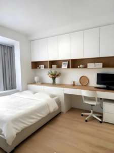 Huipinju Modern Luxury Bedroom Furniture Set Includes <b>Dressing</b> <b>Table</b> & Storage Made of <b>Wood</b> for <b>Kids</b> - Product Image 6