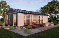 Maison modulaire de 30 m² avec 2 chambres, entièrement meublée, petite maison préfabriquée, cabane moderne, maison de jardin écologique, casa