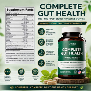 Capsules de Probiotiques Végétaliens Personnalisées OEM 50 Milliards de CFU pour le Soutien Digestif, Intestinal et Immunitaire, Sans OGM, Marque Privée, Vente en Gros en Vrac - Product Image 2