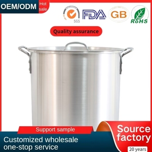 Peralatan Dapur Grosir 12-100QT <span class=keywords><strong>Set</strong></span> Panci Besar Industri dari Paduan Aluminium dengan Keranjang Pegangan Logam untuk Kompor Gas Gaya Amerika - Product Image 2