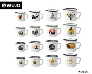 2024 nouveauté <span class=keywords><strong>Vintage</strong></span> rétro extérieur émail métal thé Camping <span class=keywords><strong>tasse</strong></span> - Product Image 4