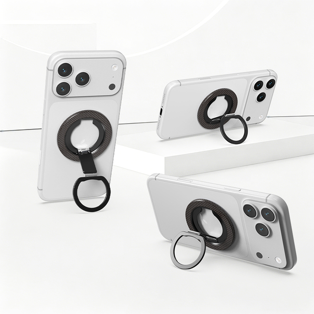 Foldable Phone Ring Grip Kickstand Bulk Wholesale Aluminum Phone Stand 360 Rotatable Magnetic Ring Holder