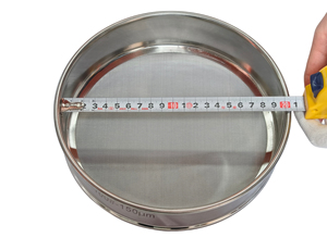 Ensemble de tamis d'essai ASTM E11 20 cm 1 5 10 20 75 100 150 180 200 220 300 350 400 500 600 microns - Product Image 5