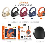 Casque sans fil A15 de haute qualité avec écouteurs en cuir PU souple, casque Bluetooth, casques stéréo sans fil pour les voyages