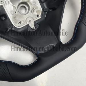 Volant en cuir de qualité très demandé pour BMW E90, meilleur volant de voiture - Product Image 3