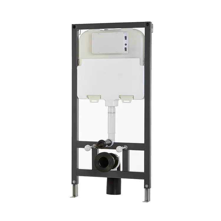 壁掛けトイレ貯水槽用エアプッシュメタル内蔵貯水槽によるモダンスリム空気圧隠し貯水槽
