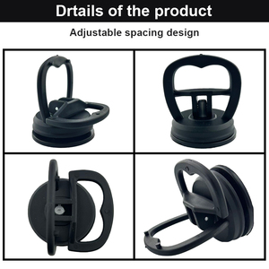 Ventouse noire PDR pour <span class=keywords><strong>débosselage</strong></span> – Outil professionnel en caoutchouc pour enlever les bosses sur <span class=keywords><strong>carrosserie</strong></span>, vitres et carreaux - Product Image 2
