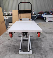 Mesa Elevadora Eléctrica SPARK LK-9 300KG con Batería de Litio, Construcción de Acero/Acero Inoxidable, Altura Máxima de 125cm para Espacios Pequeños