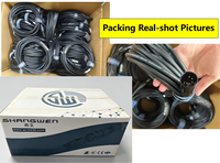 Câble DMX512 professionnel IP65 extérieur 3 broches XLR mâle vers femelle avec harnais fini, contacts en alliage de cuivre plaqués or