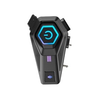 Zmecar Nouveau Casque Étanche pour Moto avec Intercom Sans Fil, Appel Mains Libres et Musique