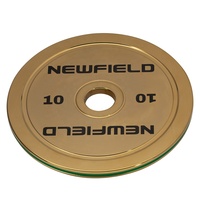 Plaques de poids en titane doré calibrées sur mesure, 20 kg, salle de sport commerciale, musculation