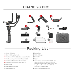 For Crane 2S/COMBO/PRO Handheld <b>Camera</b> Stabilizer <b>Gimbal</b> for DSLR Mirrorless High Quality Product - Product Image 5