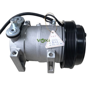 Compresor de Aire Acondicionado para Vehículos Eléctricos Dongfeng Xintianlong 6PK-147 24V <span class=keywords><strong>10PA17C</strong></span> - Product Image 1